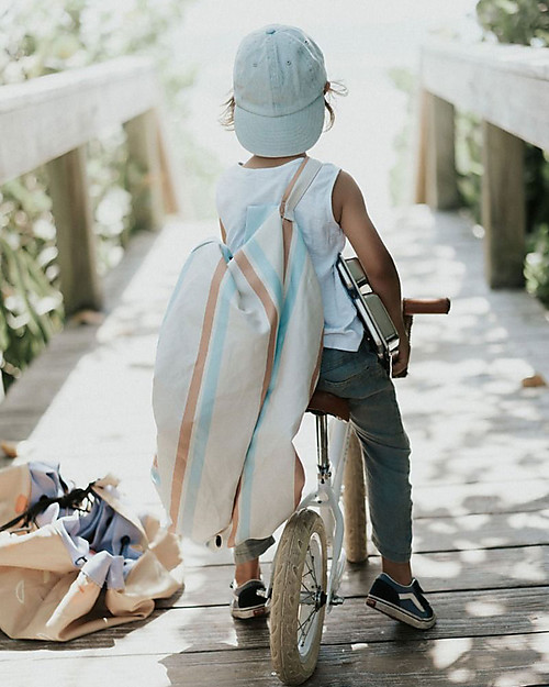 Play&Go Portable 2 in 1 Storage Bag & Outdoor Playmat - Stripes Storage Bag and Playmat